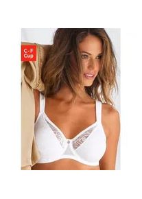 Minimizer-BH Nuance, Damen, Gr. 105, Cup E, wei&szlig;, Microtouch, Obermaterial: 85% Polyamid, 15% Elasthan, eng, BHs Minimizer-BH, mit B&uuml;gel und leicht wattierten Tr&auml;gern