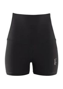 Hotpants WINSHAPE "Functional Comfort HWL512C", Damen, Gr. XS, Normalgr&ouml;&szlig;en, schwarz, 85% Polyester, 15% Elasthan, Hosen, High Waist Hot Pants