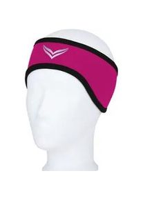 Stirnband TRIGEMA "TRIGEMA Softshell-Stirnband", Herren, Gr. 3, rosa (hibiskus), Kunstfaser, M&uuml;tzen Stirnband