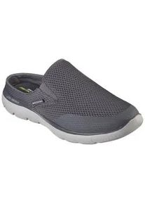 Clog Skechers "SUMMITS", Herren, Gr. 43, grau, Textil, Schuhe Sommerschuh, Sommerschuh, Schlappen, Urlaub, im sportiven Look, Topseller