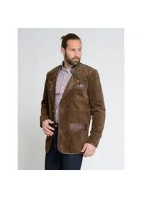 Lederjacke JCC "31022146", Herren, Gr. 50, braun, Obermaterial: 100% Schweinsleder; Innenfutter: 100% Polyester; &Auml;rmelfutter: 100% Polyester; Kn&ouml;pfe: 100% Polyester, Jacken