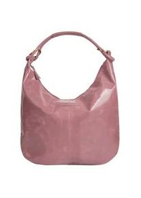 Shopper Bruno Banani, Damen, Gr. B/H/T: 40cm x 33cm x 4cm onesize, rosa (alt, rosa), Leder, leicht gl&auml;nzend, unifarben, Taschen Shopper, echt Leder