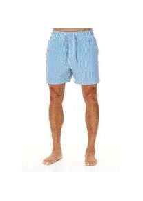 Badeshorts CRUZ "Kenny", Herren, Gr. XXL, US-Gr&ouml;&szlig;en, blau, Elasthan, Polyester, gestreift, Badehosen Badeshorts, in zeitlosem Streifenmuster