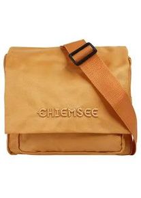 Umh&auml;ngetasche Chiemsee, Gr. B/H/T: 23cm x 20cm x 5cm onesize, gelb, Kunstfaser, leicht gl&auml;nzend, unifarben, Taschen Umh&auml;ngetasche