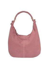 Shopper Bruno Banani, Damen, Gr. B/H/T: 43cm x 33cm x 4cm onesize, rosa (alt, rosa), Leder, unifarben, Taschen Shopper, echt Leder