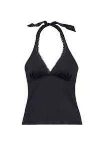 B&uuml;gel-Tankini-Top s.Oliver "Aiko", Damen, Gr. 46, Cup E, schwarz, Microfaser, Microfaser, Polyamid, unifarben, Bikini-Oberteile, mit H&auml;keloptik
