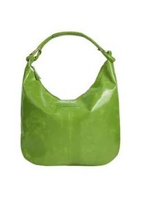 Shopper Bruno Banani, Damen, Gr. B/H/T: 40cm x 33cm x 4cm onesize, gr&uuml;n, Leder, leicht gl&auml;nzend, unifarben, Taschen Shopper, echt Leder
