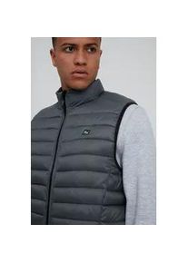 Steppweste Blend "BHRomsey", Herren, Gr. S, iron gate, 100% Nylon, unifarben, regular fit normal, Westen Steppweste, Steppweste mit Stehkragen