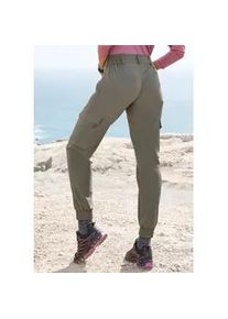 Trekkinghose Vivance ACTIVE, Damen, Gr. 38, N-Gr, gr&uuml;n (oliv), Obermaterial: 92% Polyamid, 8% Elasthan, unifarben, bequem, Hosen Trekkinghose, sportlicher Cargo Jogger mit praktischen Taschen