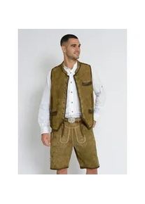 Trachtenweste JCC "31023206", Herren, Gr. 50, beige (sand), Obermaterial: 100% Ziegenleder; Futter: 100% Polyester, Westen