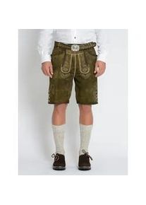 Trachtenhose JCC "31023118", Herren, Gr. 58, Normalgr&ouml;&szlig;en, braun, Obermaterial: 100% Ziegenvelours; Schnalle aus Metall, Hosen Trachtenhose