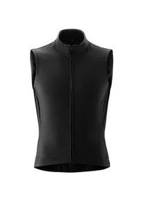 Funktionsweste Gonso "Road Vest Therm", Herren, Gr. XXL, schwarz, 85% Polyester, 15% Elasthan, Westen Funktionsweste, Herren Weste mit R&uuml;ckentasche, atmungsaktive Radweste, Tight Fit