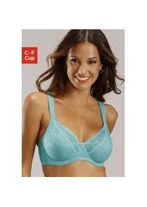 Minimizer-BH Nuance, Damen, Gr. 100, Cup F, blau (t&uuml;rkis), Microtouch, Obermaterial: 85% Polyamid, 15% Elasthan, eng, BHs Minimizer-BH, mit B&uuml;gel und leicht wattierten Tr&auml;gern