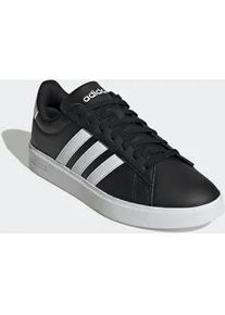 Sneaker Adidas SPORTSWEAR "GRAND COURT CLOUDFOAM COMFORT", Herren, Gr. 42, cschwarz, ftwwh, Synthetik, Schuhe Sneaker, Design auf den Spuren des Adidas Superstar