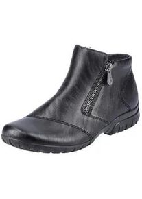 Winterboots Rieker, Damen, Gr. 37, schwarz, Lederimitat, Schuhe Winterboots, in sportlicher Optik, Topseller