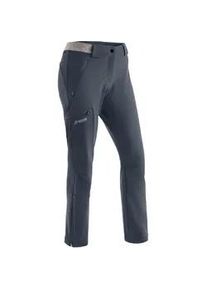 Funktionshose Maier Sports "Norit winter W", Damen, Gr. 20, Kurzgr&ouml;&szlig;en, blau (graublau), 47% Polyamid, 45% Polyester, 8% Elasthan, Hosen Funktionshose, Damen Winter Trekkinghose, atmungsaktive Outdoorhose, Regular Fit