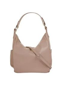 Shopper Samantha Look, Damen, Gr. B/H/T: 35cm x 25cm x 10cm onesize, rosa, Leder, unifarben, Taschen Shopper, echt Leder, Made in Italy