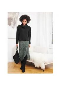 Strickpullover Heine "Pullover", Damen, Gr. 40, schwarz, 72% Polyacryl, 18% Polyester, 10% Polyamid, unifarben, Pullover Strickpullover