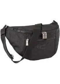 Umh&auml;ngetasche Camel Active "Journey", Herren, Gr. B/H/T: 39cm x 20cm x 13cm, schwarz, Nylon, aufgeraut, bestickt, clean, unifarben, Taschen Umh&auml;ngetasche, aus leichtem robusten Nylon, funktional perfekt f&uuml;r alle Lebenslagen