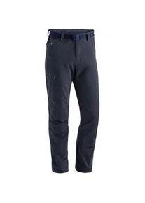 Funktionshose Maier Sports "Oberjoch Therm", Herren, Gr. 26, Kurzgr&ouml;&szlig;en, blau (dunkelblau), 90% Polyamid, 10% Elasthan, Hosen Funktionshose, Winter-Outdoorhose, wattiert und elastisch