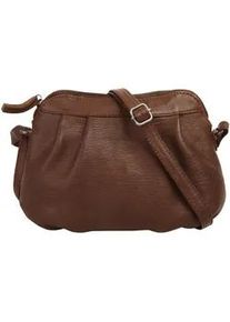XZONE Umh&auml;ngetasche X-ZONE, Damen, Gr. B/H/T: 26cm x 18cm x 5cm onesize, braun (cognac), Leder, leicht gl&auml;nzend, unifarben, Taschen Umh&auml;ngetasche, echt Leder
