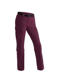 Outdoorhose Maier Sports "Arolla", Damen, Gr. 72, Langgr&ouml;&szlig;en, pink (magenta), 90% Polyamid, 10% Elasthan, Hosen Outdoorhose, Damen Zip-Off Wanderhose, atmungsaktive Trekkinghose, Regular Fit