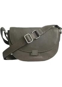 Umh&auml;ngetasche MARGELISCH "Codo 1", Damen, Gr. B/H/T: 25cm x 17cm x 6cm onesize, grau, Leder, Taschen Umh&auml;ngetasche, aus LWG zertifiziertem Leder