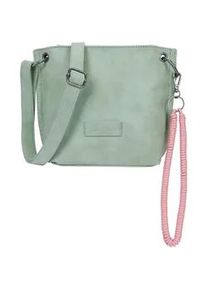 Umh&auml;ngetasche Fritzi aus Preussen "Fritzi03N", Damen, Gr. B/H/T: 8,5cm x 22,5cm x 20,5cm, gr&uuml;n (mint), Polyurethan (PU), unifarben, Taschen Umh&auml;ngetasche, mit abnehmbarer Schl&uuml;sselschlange