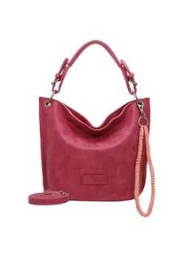 Schultertasche Fritzi aus Preussen "Fritzi31N", Damen, Gr. B/H/T: 13cm x 28cm x 26cm, lila (beere), Polyurethan (PU), unifarben, Taschen Schultertasche, aus veganen Materialien