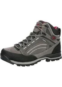 Br&uuml;tting Wanderstiefel BR&Uuml;TTING "Outdoorstiefel Mount Mangu High", Damen, Gr. 38, grau, Veloursleder, Schuhe Wanderstiefel