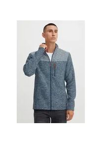 Longpullover Blend "BHPinti", Damen, Gr. XL, marineblaus, Sweatware, 100% Polyester, meliert, regular fit normal, Rundhals, eingesetzt, Pullover Longpullover, Klassisches Sweatshirt mit Rundhalsausschnitt