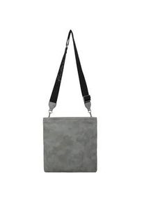 Umh&auml;ngetasche Fritzi aus Preussen "Ronja Cross", Damen, Gr. B/H/T: 3cm x 15cm x 29cm, grau, Polyurethan (PU), unifarben, Taschen Umh&auml;ngetasche, mit verschiedenen Tragefunktionen