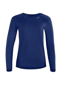Langarmshirt WINSHAPE "AET118LS", Damen, Gr. XS, blau (dunkelblau), 85% Polyester, 15% Elasthan, Rundhals, Shirts Langarmshirt, Functional Light and Soft Long Sleeve Top