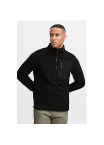 Cardigan Blend "BHFloren", Herren, Gr. XXL, schwarz, Fleece, 100% Polyester, unifarben, regular fit, B&uuml;ndchen, Strickjacken, Gem&uuml;tliche Fleecejacke