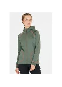 Fleecejacke WHISTLER "Tracker", Damen, Gr. 42, gr&uuml;n, 95% Polyester, 5% Elasthan, unifarben, normal, ohne Ausschnitt, Jacken Fleecejacke, mit Powerstretch-Technologie