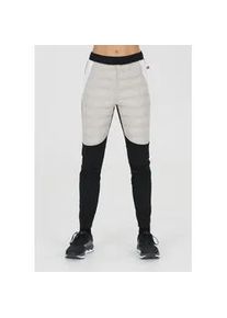 Stoffhose Endurance "Eluna", Damen, Gr. 42, EURO-Gr&ouml;&szlig;en, beige (beige, schwarz), 100% Polyester, unifarben, lang, Hosen Stoffhose, mit innovativem Primaloft-Futter