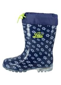 Gummistiefel Lico "Stiefel Power Blinky", Kinder, Gr. 32, blau, Synthetik, Schuhe Gummistiefel