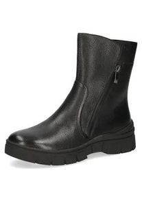 Winterboots Caprice, Damen, Gr. 37, schwarz, Nappaleder, Schuhe Winterboots, mit TEX-Ausstattung