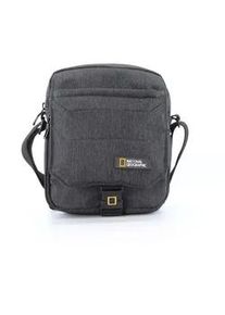 Schultertasche National Geographic "Pro", Damen, Gr. B/H/T: 8,5cm x 21cm x 16,5cm, grau, Nylon, Taschen Schultertasche, mit &Uuml;berschlag