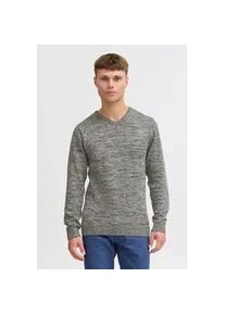 Strickpullover Blend "BHDansel", Herren, Gr. XXL, pewter mix, Feinstrick, 50% Baumwolle, 50% Polyacryl, meliert, regular fit, V-Ausschnitt, eingesetzt, Pullover Strickpullover, Feinstrickpullover mit V-Ausschnitt