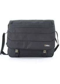 Schultertasche National Geographic "Pro", Damen, Gr. B/H/T: 10,5cm x 31cm x 38cm, schwarz, Nylon, Taschen Schultertasche, mit &Uuml;berschlag