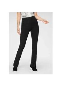 Jazzpants Kangaroos, Damen, Gr. 32, N-Gr, schwarz, Jersey, Obermaterial: 95% Baumwolle, 5% Elasthan, unifarben, bequem lang, Hosen, mit hohem Stretch-Anteil sitzt wie eine zweite Haut