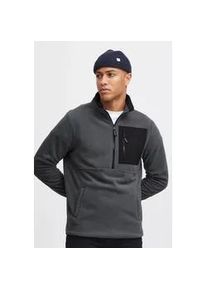 Cardigan Blend "BHFloren", Herren, Gr. 3XL, iron gate, Fleece, 100% Polyester, unifarben, regular fit, B&uuml;ndchen, Strickjacken, Gem&uuml;tliche Fleecejacke