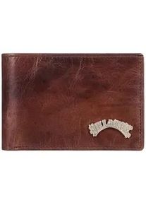 Brieftasche Billabong "Arch Leather", Herren, braun (chocolate), Leder, Kleinlederwaren Brieftasche