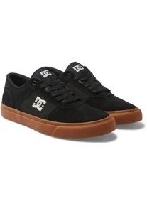 Sneaker DC Shoes "Teknic", Herren, Gr. 7,5(40), schwarz (schwarz, gum), Obermaterial:Obermaterial: Leder (Kuh) / Futter: Textil / Au&szlig;ensohle: Gummi;, Schuhe Sneaker