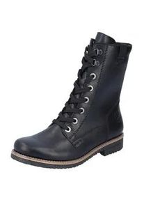 Winterstiefelette Rieker, Damen, Gr. 42, schwarz, Lederimitat, Schuhe Winterstiefelette, mit Warmfutter