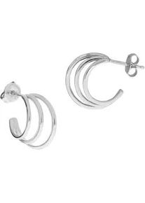 Paar Ohrstecker ZEEme "925 Silber glanz", wei&szlig;, Ohrringe, Damen, one-size, Silber 925 (Sterlingsilber)