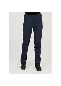 Stoffhose Endurance "Lindahl", Damen, Gr. 42, EURO-Gr&ouml;&szlig;en, blau (dunkelblau), 100% Polyester, unifarben, Hosen Stoffhose, mit praktischen Reflektoren