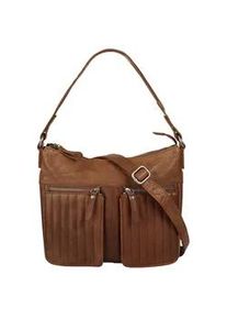 SPIKES & SPARROW Shopper SPIKES & SPARROW, Damen, Gr. B/H/T: 28cm x 22cm x 5cm onesize, braun (cognac), Leder, leicht gl&auml;nzend, unifarben, Taschen Shopper, echt Leder