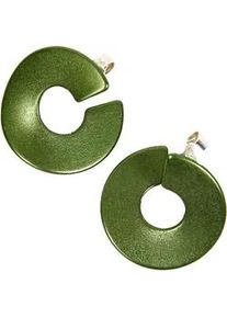 Paar Ohrstecker DeMarie "eloxiertes Aluminium gr&uuml;n", Damen, Gr. one-size, Metall, gr&uuml;n, Ohrringe